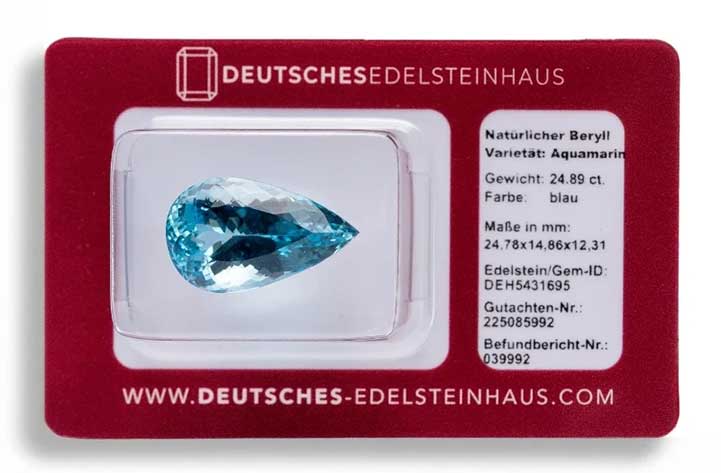 Edelstein Aquamarin