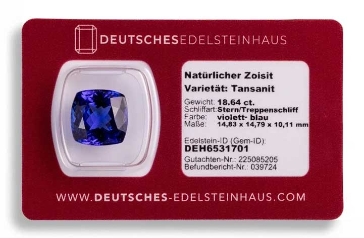 Edelstein Tansanit